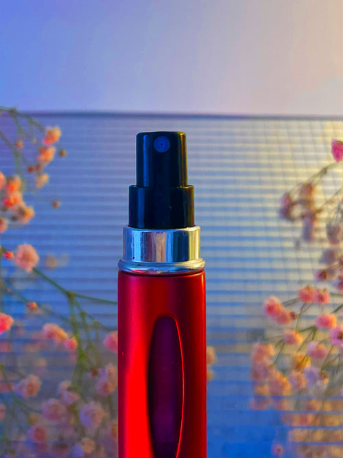 Dosificador de perfume recargable Rojo