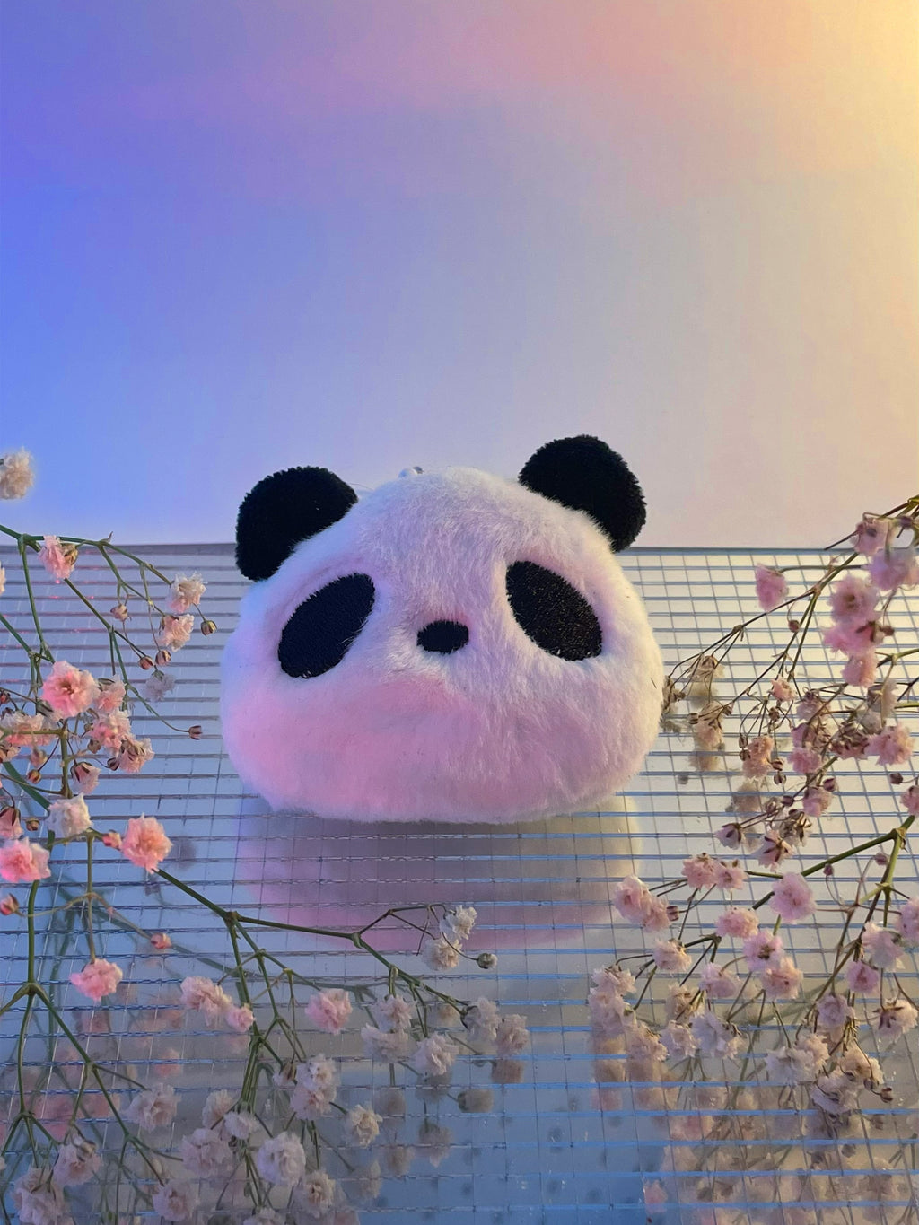 Llavero Oso de Peluche con Espejo